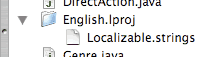 New English.lproj directory